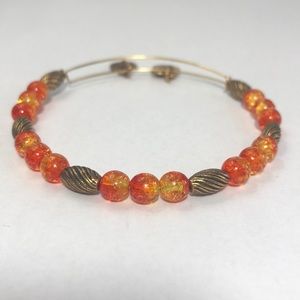 RETIRED💥Tangerine Watercolor Bangle🍊ALEX & ANI